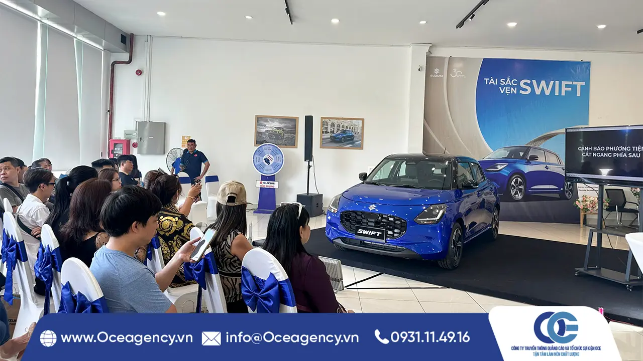 TỔ CHỨC LỄ RA MẮT SUZUKI SWIFT HYBRID HỒNG PHƯƠNG