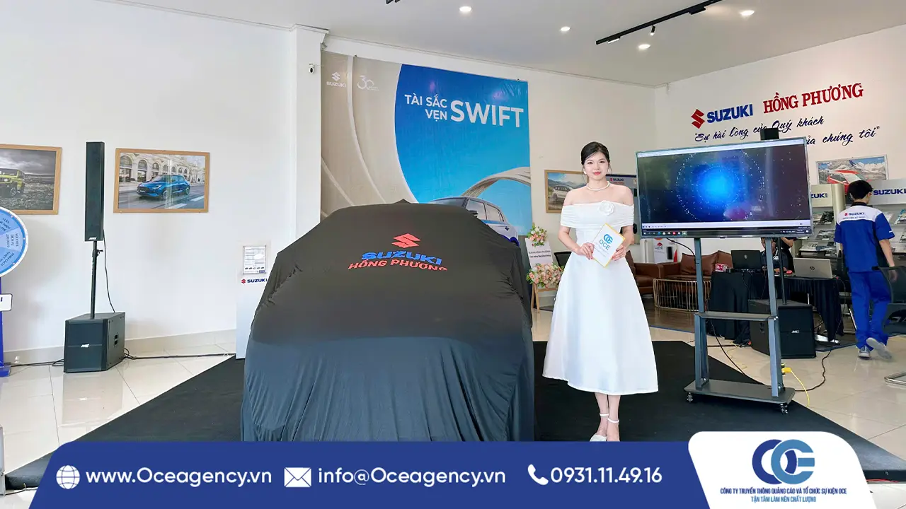 TỔ CHỨC LỄ RA MẮT SUZUKI SWIFT HYBRID HỒNG PHƯƠNG