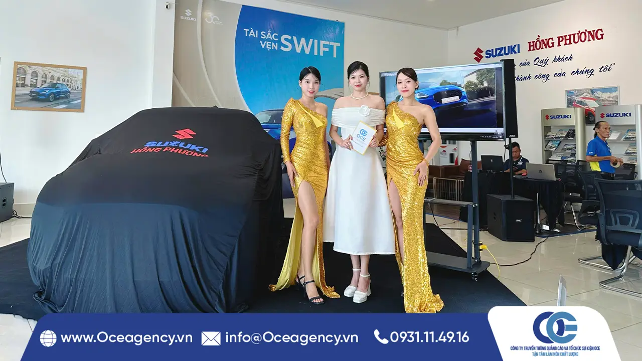 TỔ CHỨC LỄ RA MẮT SUZUKI SWIFT HYBRID HỒNG PHƯƠNG