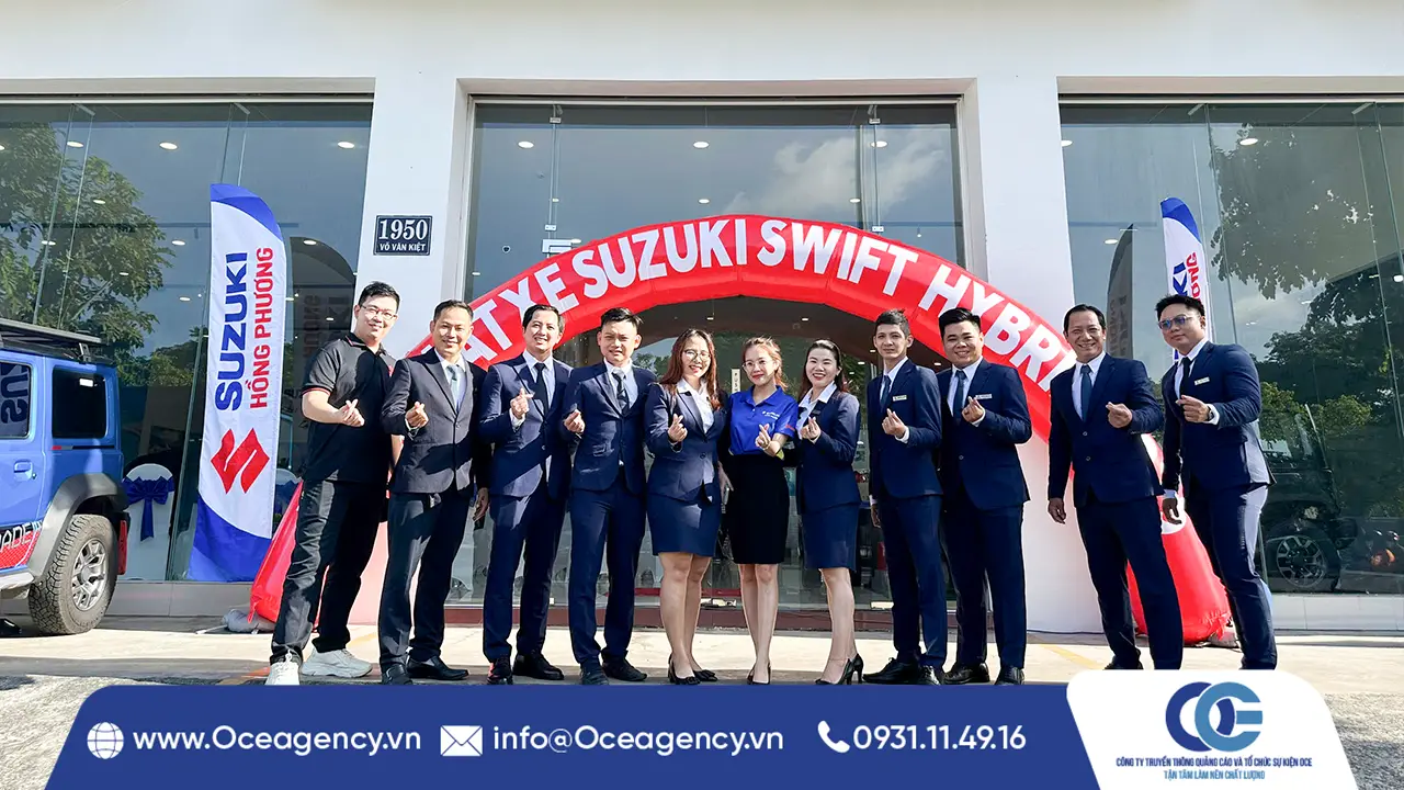 TỔ CHỨC LỄ RA MẮT SUZUKI SWIFT HYBRID HỒNG PHƯƠNG