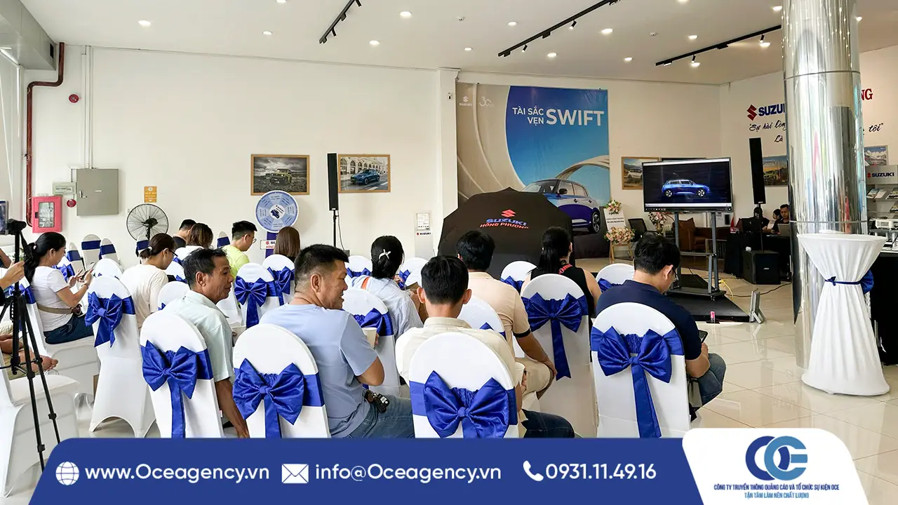 Hình ảnh tổ chức sự kiện Lễ ra mắt xe Suzuki Swift Hybrid Hồng Phương