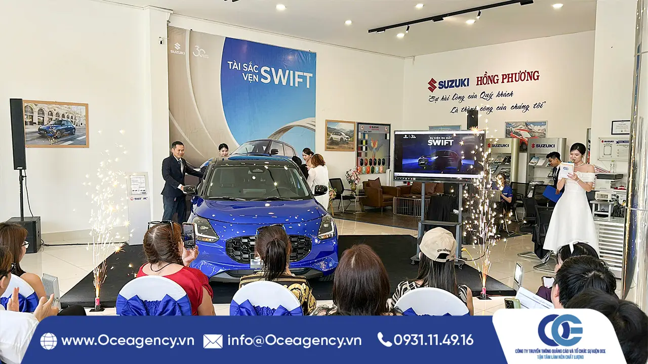 TỔ CHỨC LỄ RA MẮT SUZUKI SWIFT HYBRID HỒNG PHƯƠNG