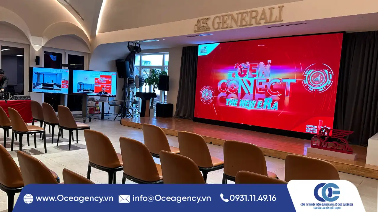 DỊCH VỤ CHO THUÊ THIẾT BỊ SỰ KIỆN CÔNG TY GENERALI