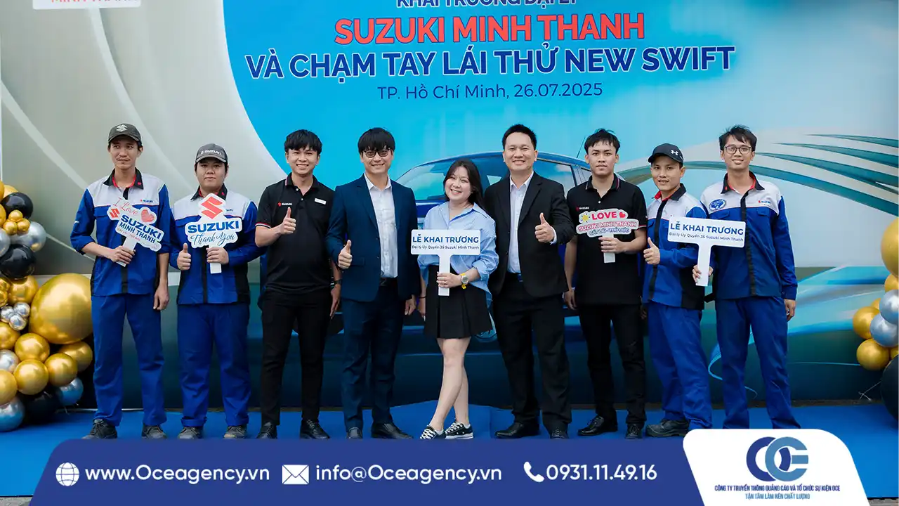 TỔ CHỨC LỄ RA MẮT SUZUKI SWIFT HYBRID MINH THANH