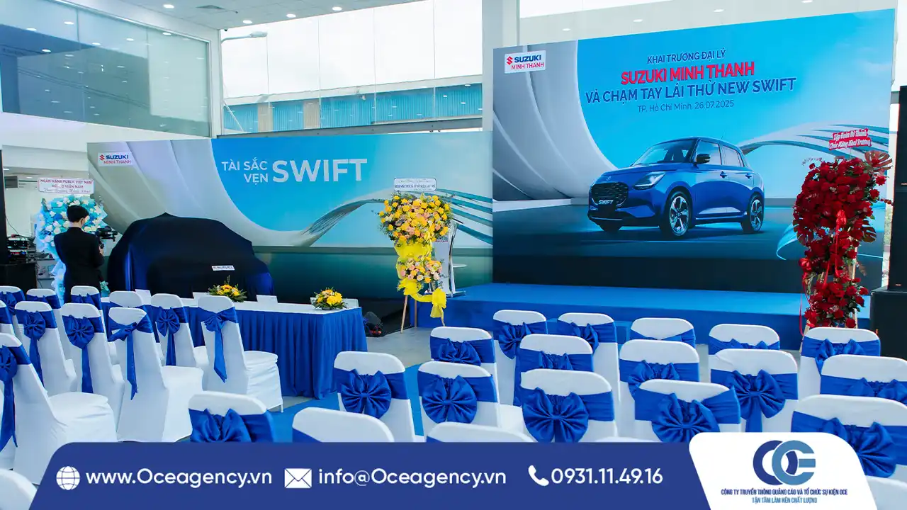 TỔ CHỨC LỄ RA MẮT SUZUKI SWIFT HYBRID MINH THANH