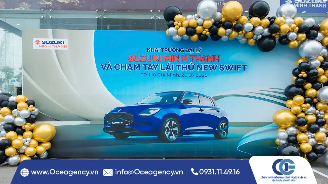 TỔ CHỨC LỄ RA MẮT SUZUKI SWIFT HYBRID MINH THANH