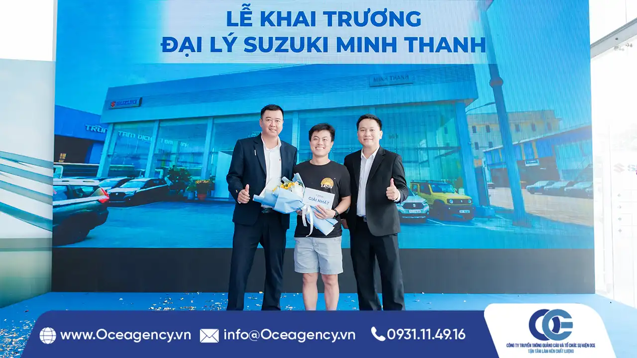 TỔ CHỨC KHAI TRƯƠNG - RA MẮT SUZUKI SWIFT HYBRID MINH THANH