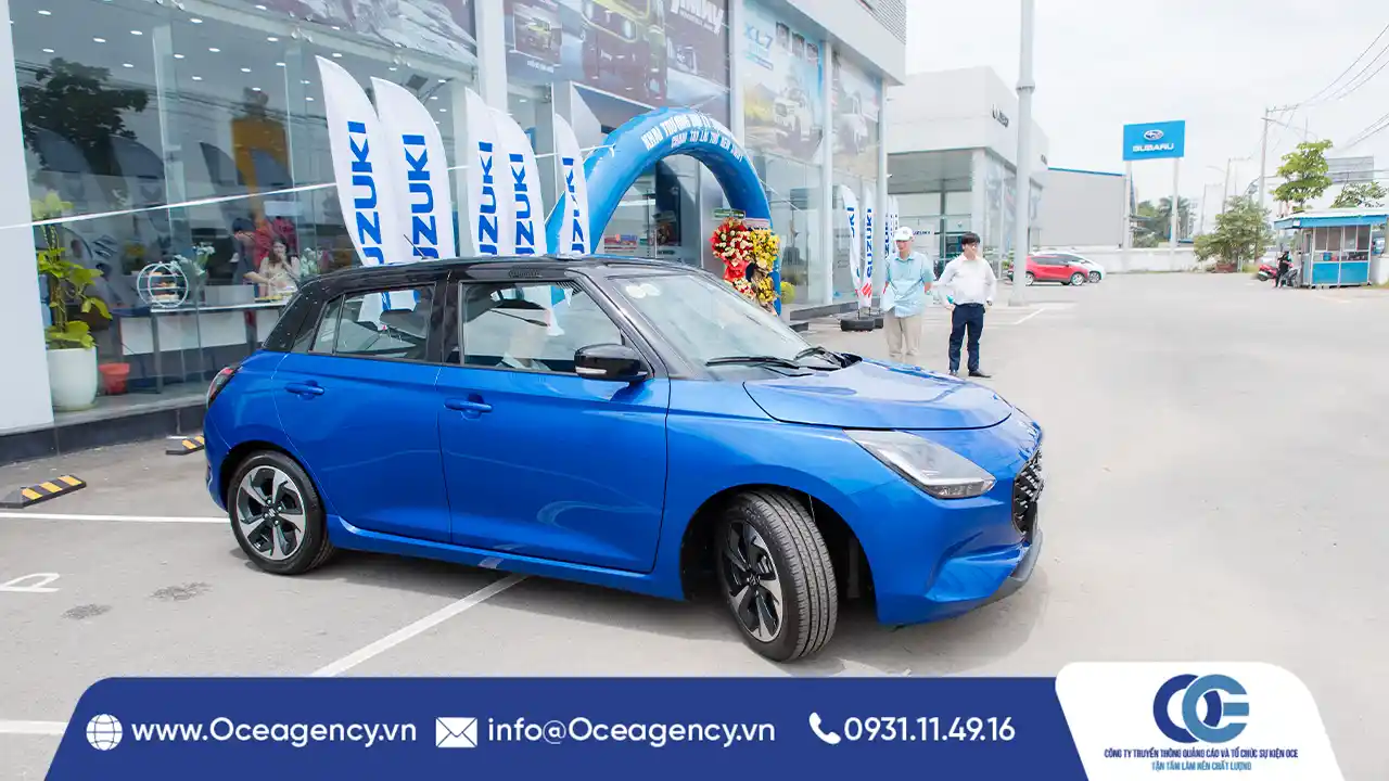 TỔ CHỨC KHAI TRƯƠNG - RA MẮT SUZUKI SWIFT HYBRID MINH THANH
