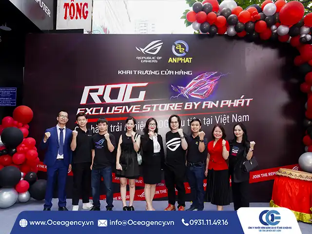 TỔ CHỨC LỄ KHAI TRƯƠNG ROG EXCLUSIVE STORE BY AN PHÁT