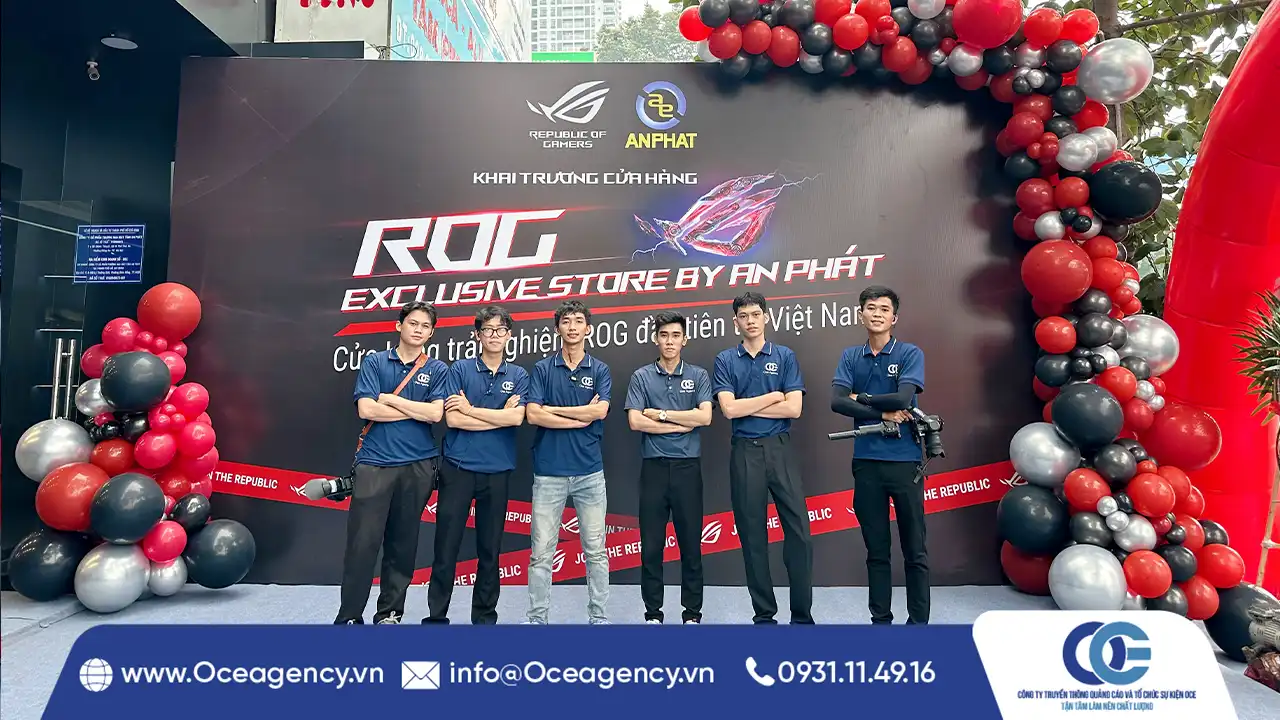 TỔ CHỨC LỄ KHAI TRƯƠNG ROG EXCLUSIVE STORE BY AN PHÁT