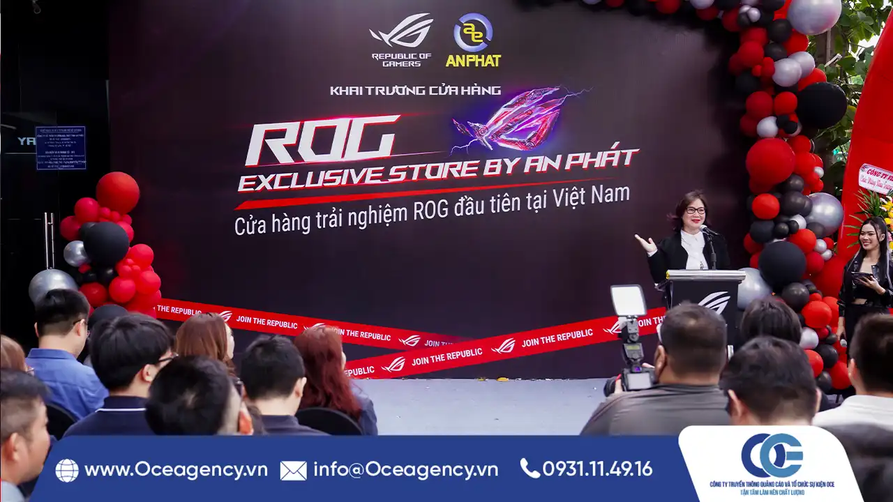 TỔ CHỨC LỄ KHAI TRƯƠNG ROG EXCLUSIVE STORE BY AN PHÁT