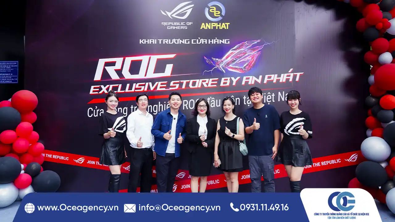 TỔ CHỨC LỄ KHAI TRƯƠNG ROG EXCLUSIVE STORE BY AN PHÁT