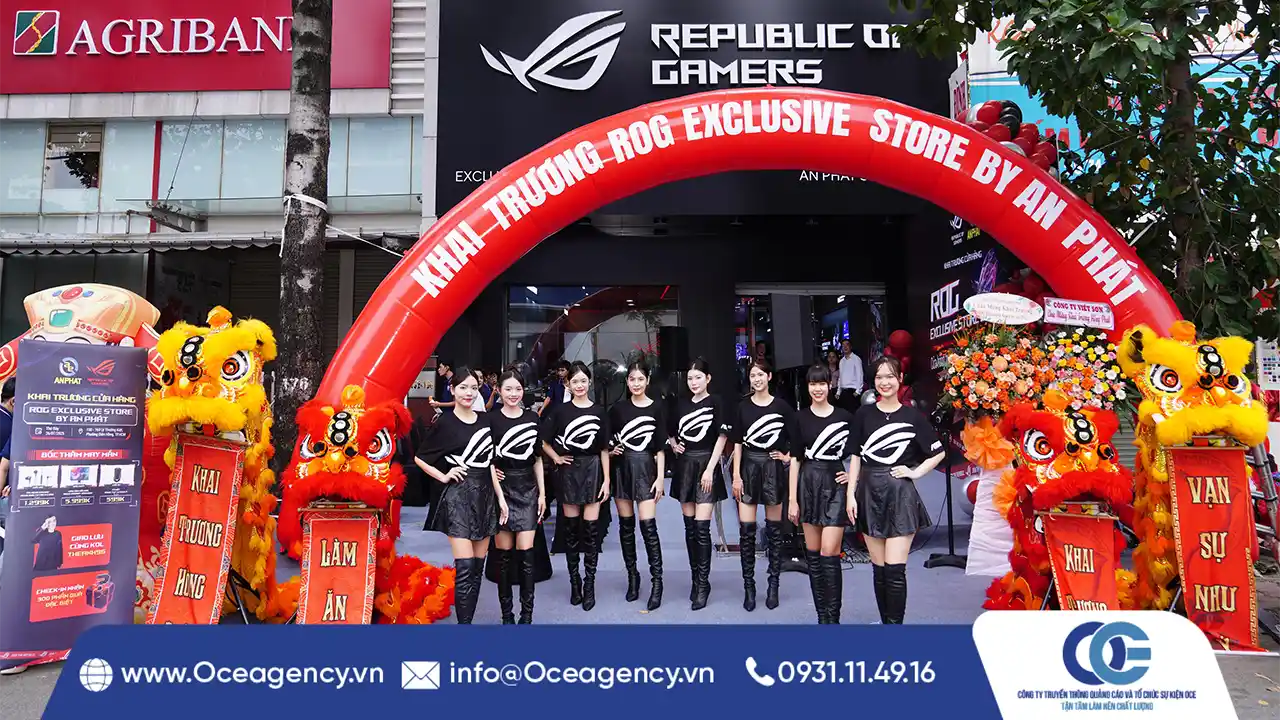 TỔ CHỨC LỄ KHAI TRƯƠNG ROG EXCLUSIVE STORE BY AN PHÁT