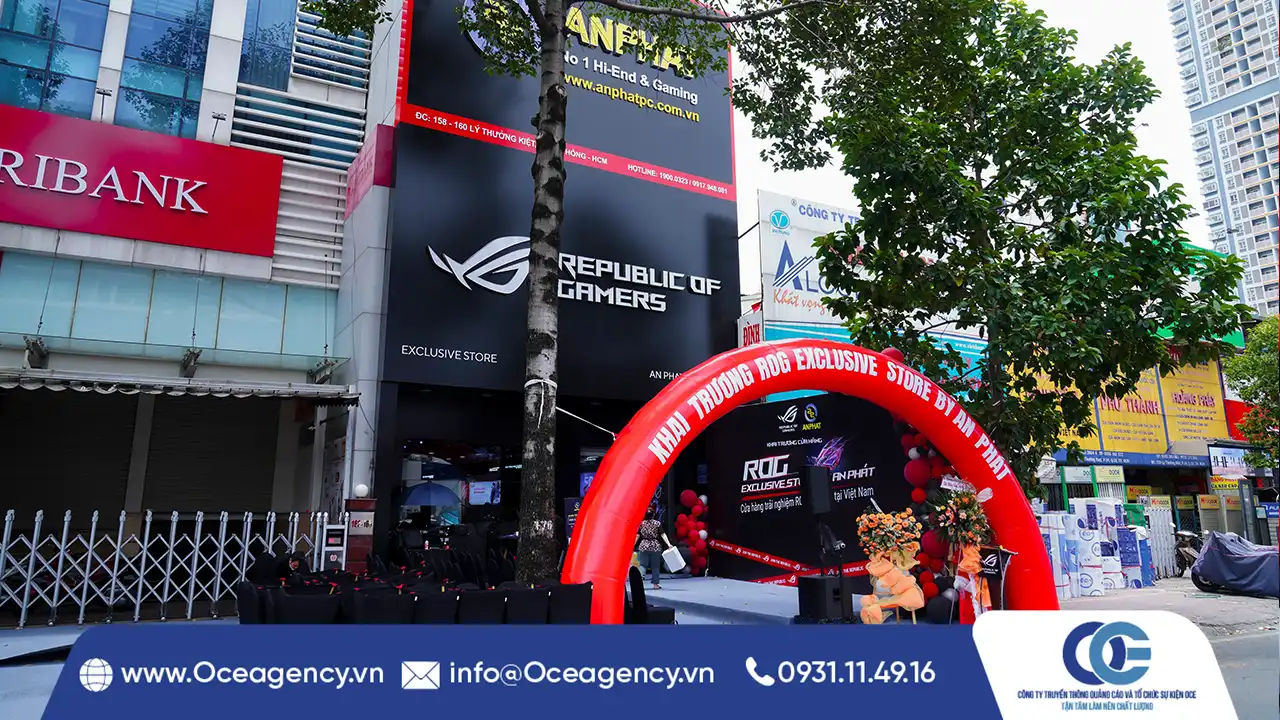 TỔ CHỨC LỄ KHAI TRƯƠNG ROG EXCLUSIVE STORE BY AN PHÁT