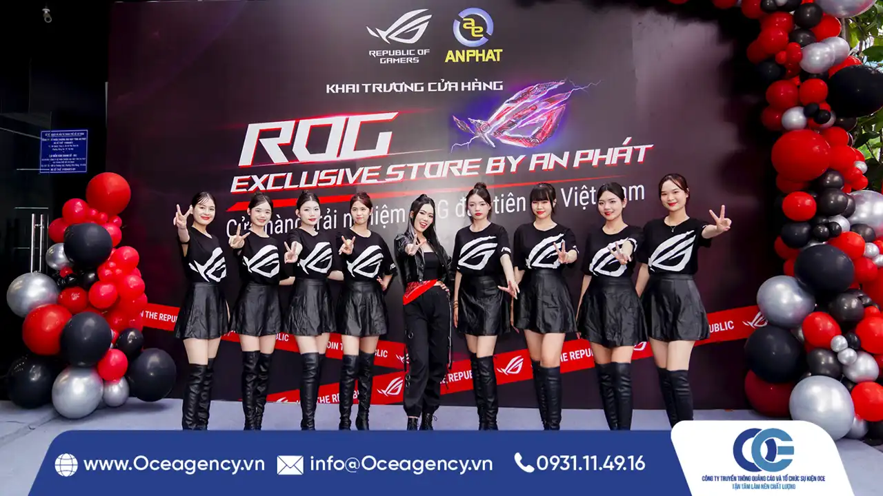 TỔ CHỨC LỄ KHAI TRƯƠNG ROG EXCLUSIVE STORE BY AN PHÁT