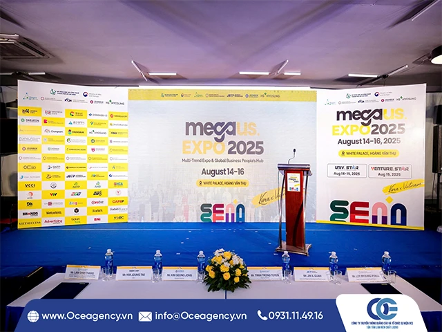 TỔ CHỨC HỌP BÁO MEGA US EXPO 2025 TẠI SIHUB