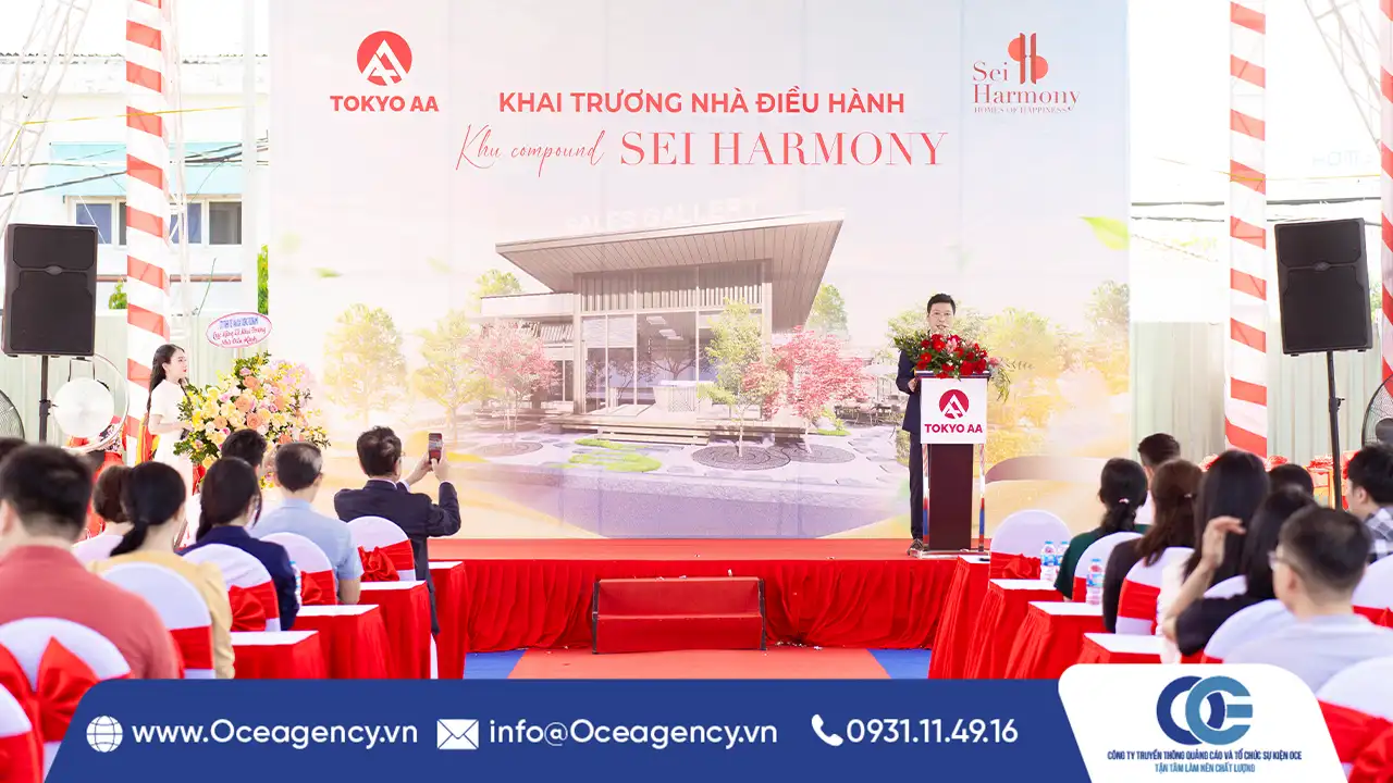 TỔ CHỨC LỄ KHAI TRƯƠNG NHÀ ĐIỀU HÀNH TOKYO AA
