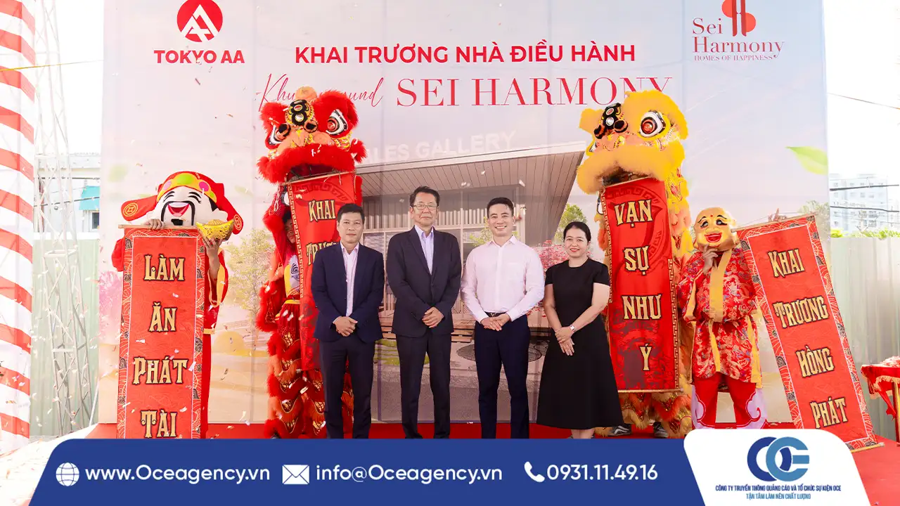 TỔ CHỨC LỄ KHAI TRƯƠNG NHÀ ĐIỀU HÀNH TOKYO AA