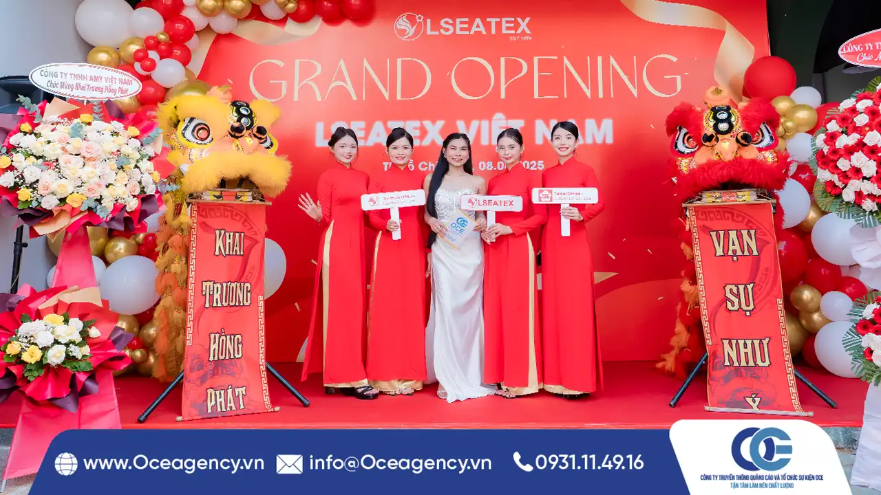 TỔ CHỨC SỰ KIỆN KHAI TRƯƠNG LSEATEX VIỆT NAM
