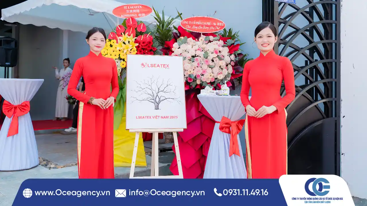 TỔ CHỨC SỰ KIỆN KHAI TRƯƠNG LSEATEX VIỆT NAM