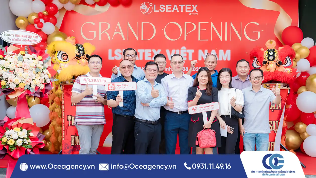 TỔ CHỨC SỰ KIỆN KHAI TRƯƠNG LSEATEX VIỆT NAM