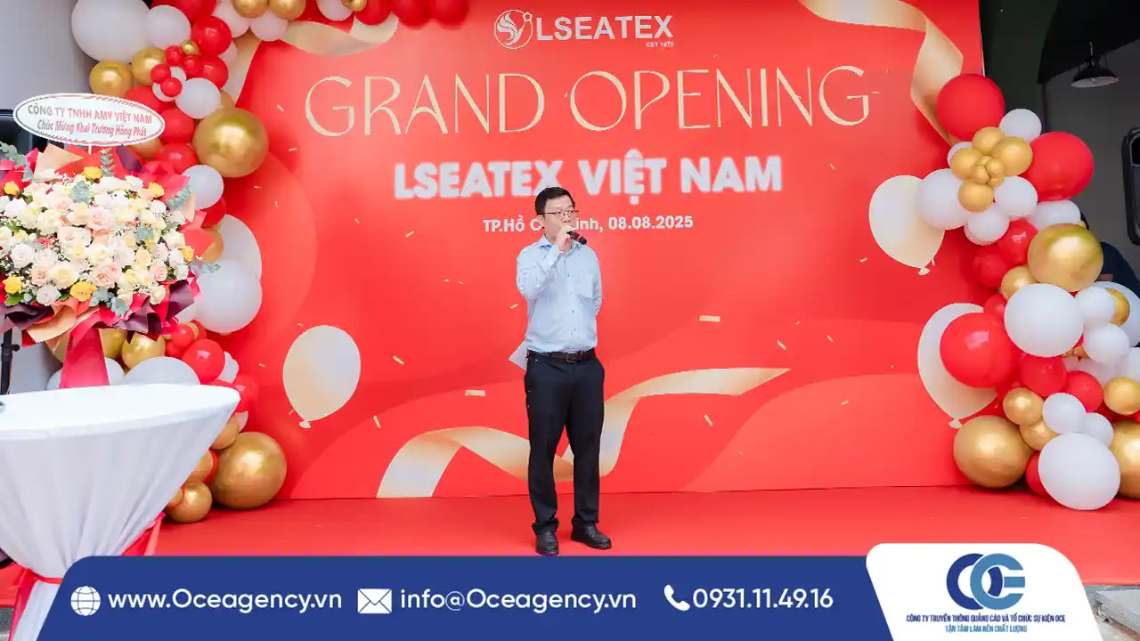 TỔ CHỨC SỰ KIỆN KHAI TRƯƠNG LSEATEX VIỆT NAM