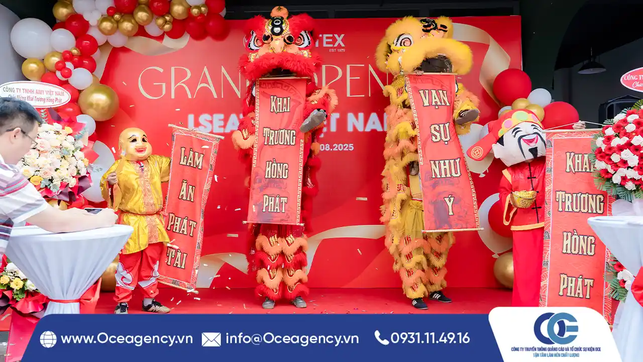 TỔ CHỨC SỰ KIỆN KHAI TRƯƠNG LSEATEX VIỆT NAM
