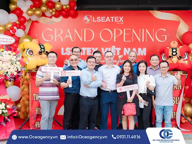 TỔ CHỨC SỰ KIỆN KHAI TRƯƠNG LSEATEX VIỆT NAM