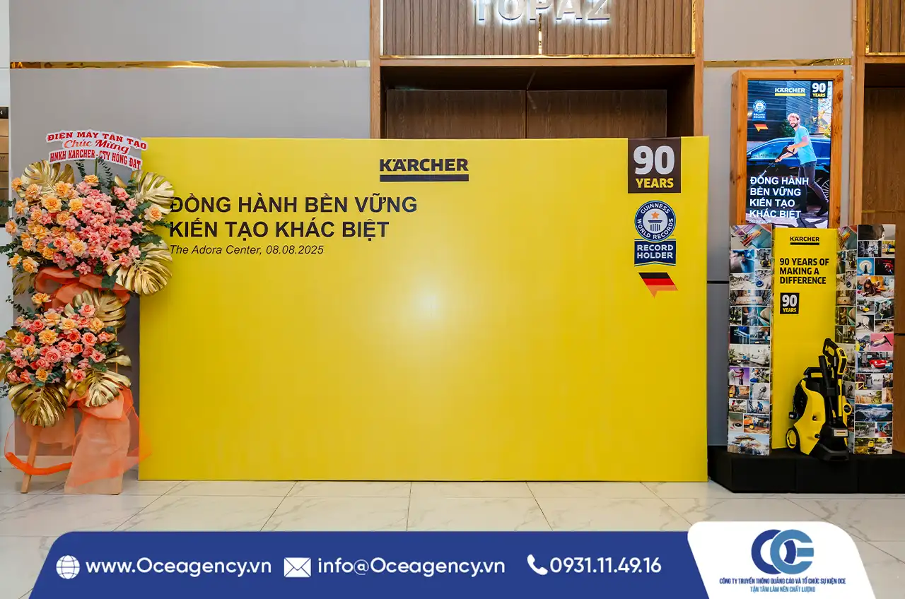 hình ảnh cung cấp nhân sự sự kiện Hội nghị khách hàng KARCHER