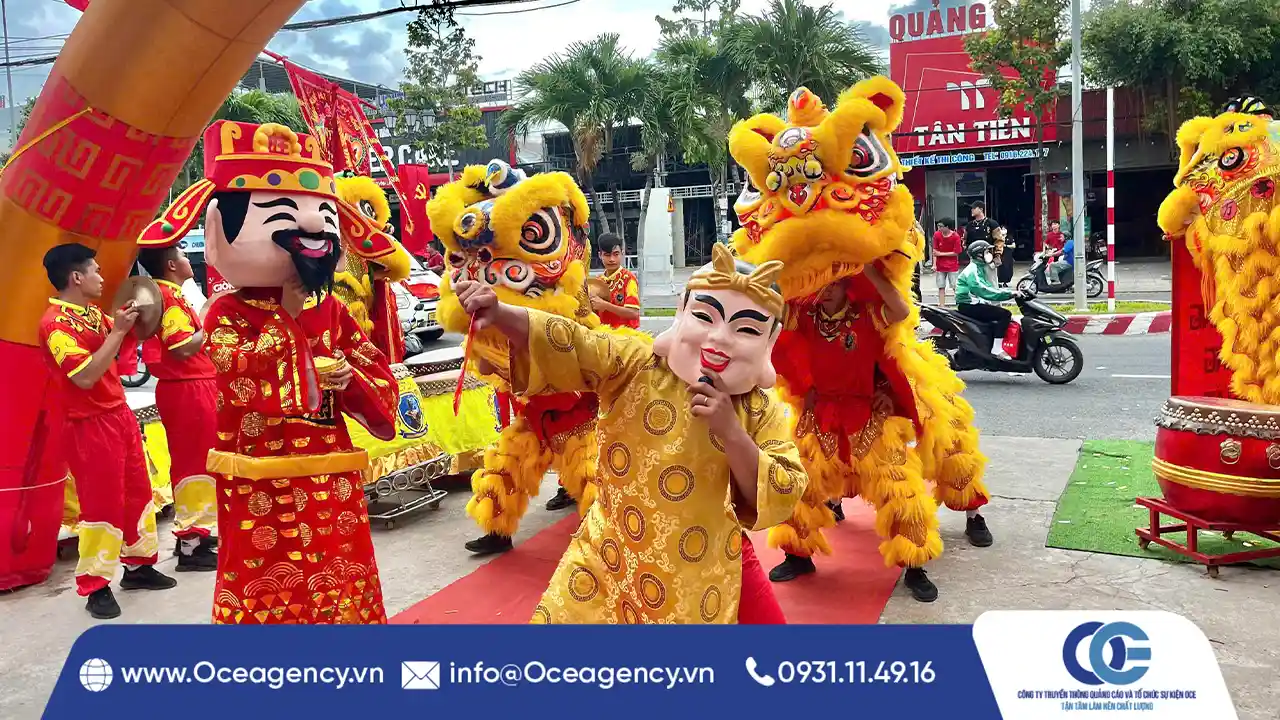 CHO THUÊ CỔNG HƠI - MÚA LÂN KHAI TRƯƠNG FIVE STAR RẠCH GIÁ
