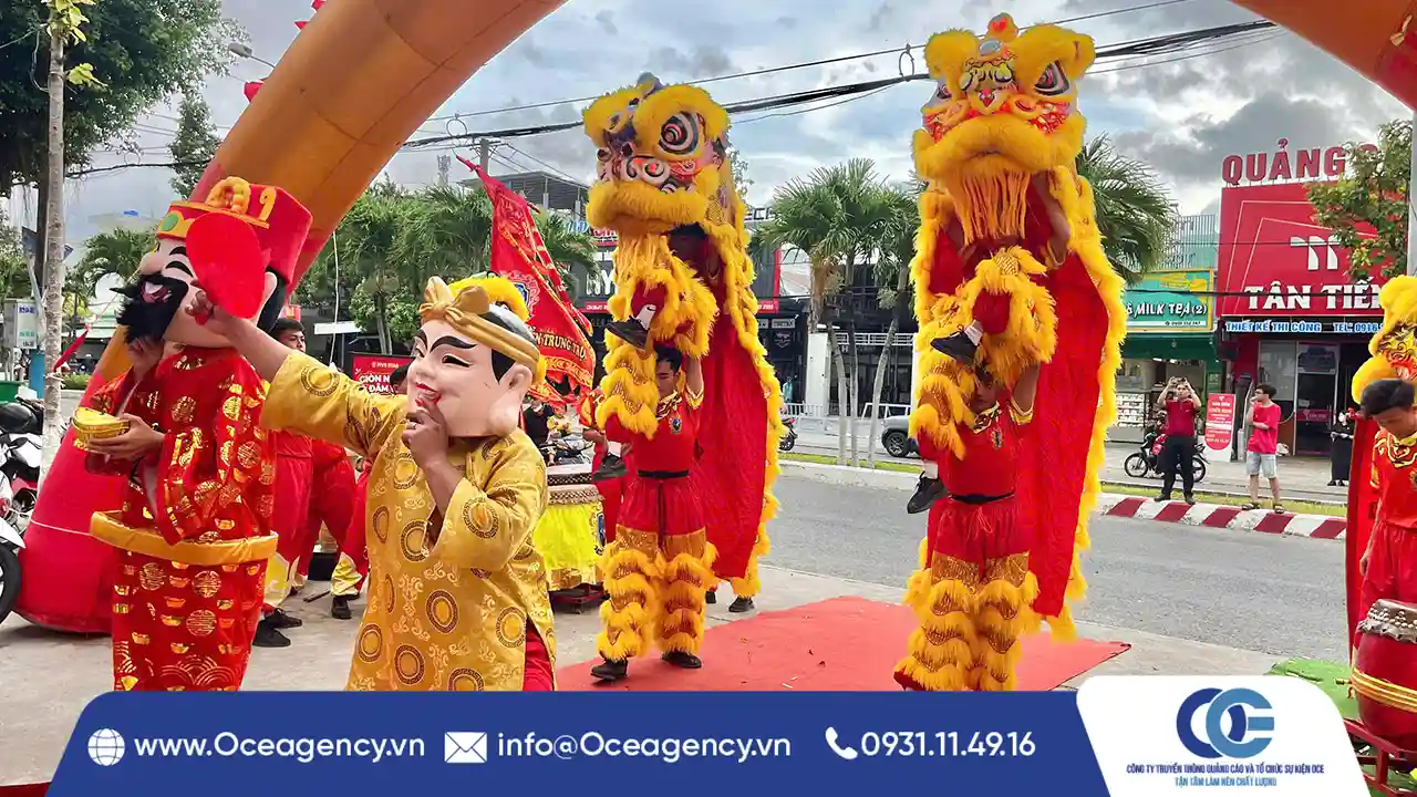 CHO THUÊ CỔNG HƠI - MÚA LÂN KHAI TRƯƠNG FIVE STAR RẠCH GIÁ