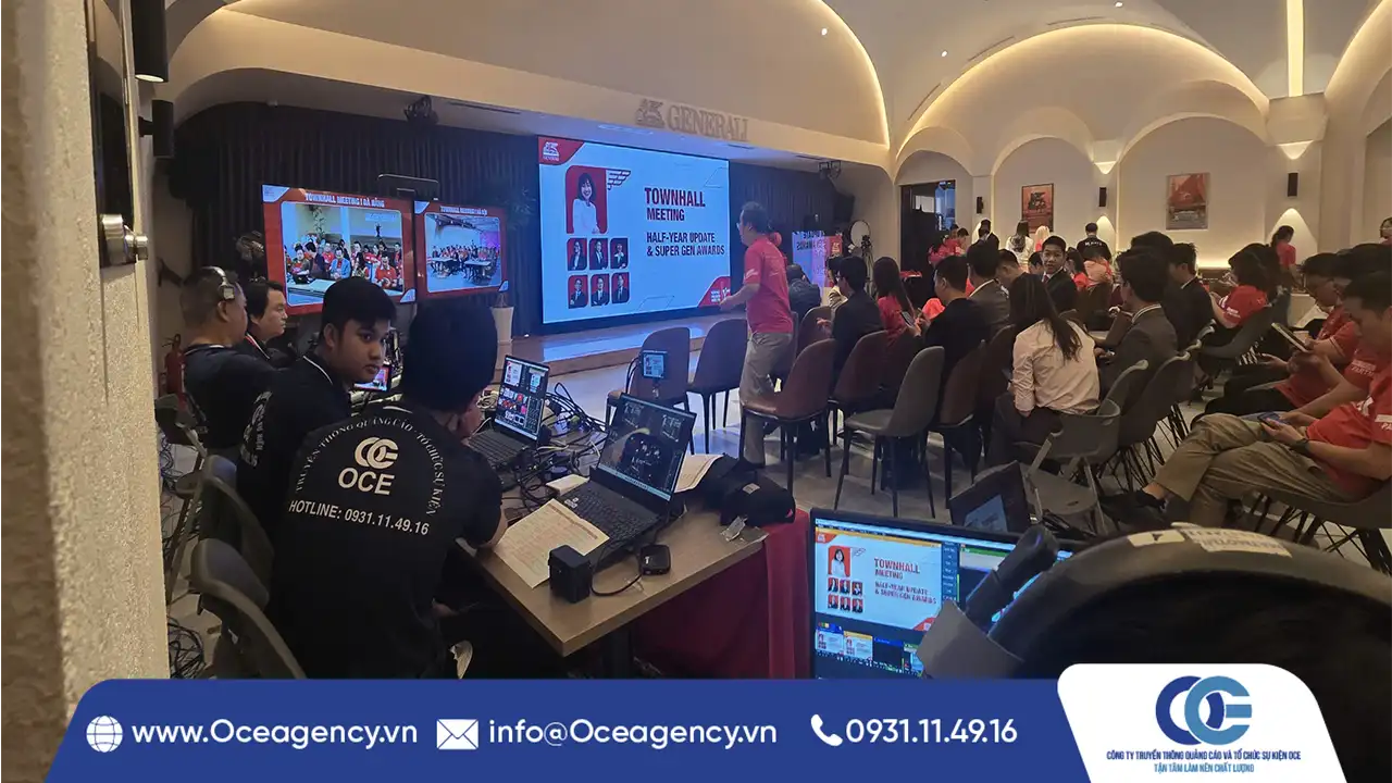 DỊCH VỤ LIVESTREAM TOWNHALL MEETING CÔNG TY GENERALI