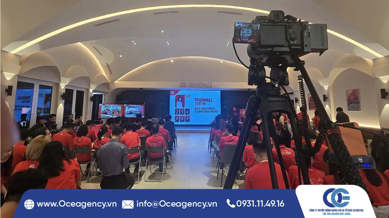 DỊCH VỤ LIVESTREAM TOWNHALL MEETING CÔNG TY GENERALI