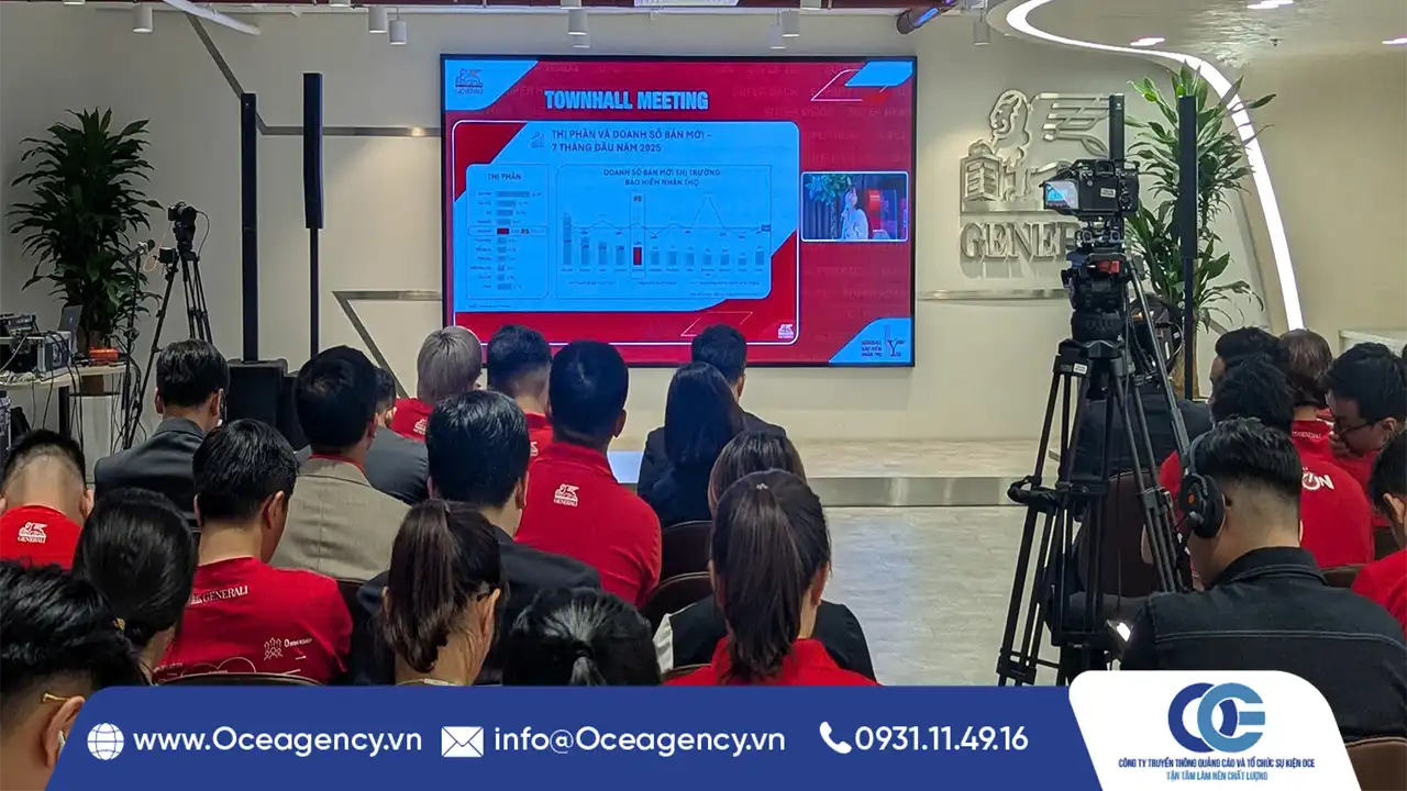 DỊCH VỤ LIVESTREAM TOWNHALL MEETING CÔNG TY GENERALI