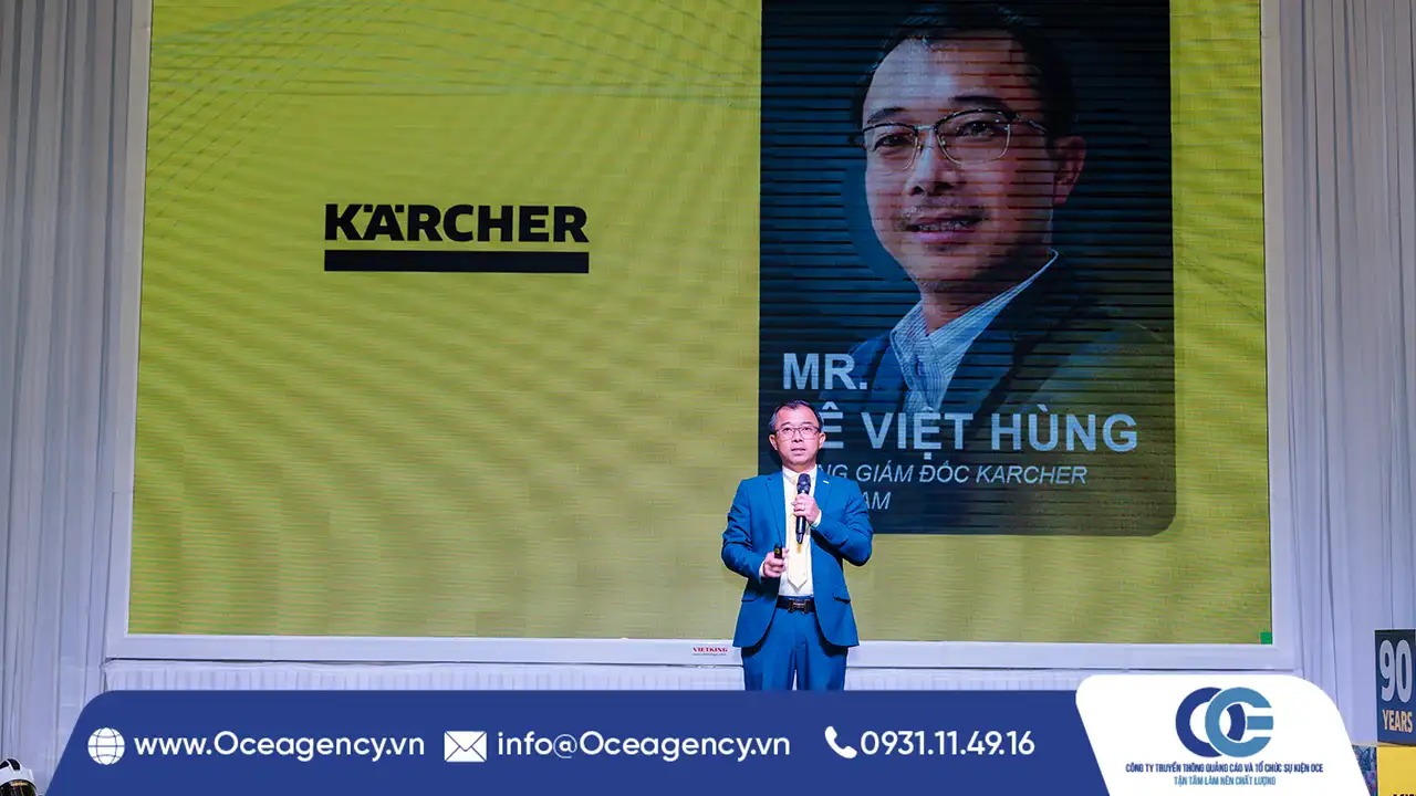 TỔ CHỨC SỰ KIỆN HỘI NGHỊ KHÁCH HÀNG KARCHER
