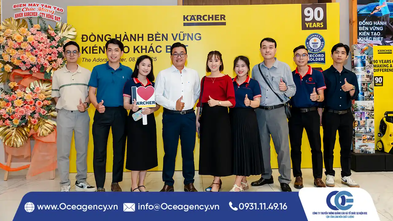 TỔ CHỨC SỰ KIỆN HỘI NGHỊ KHÁCH HÀNG KARCHER