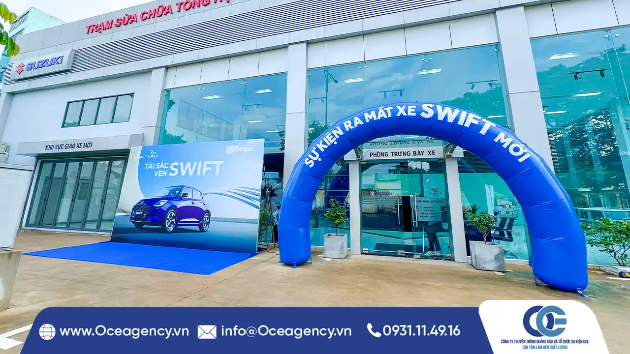 TỔ CHỨC LỄ RA MẮT XE SUZUKI SWIFT ROYAL AUTO JAPAN