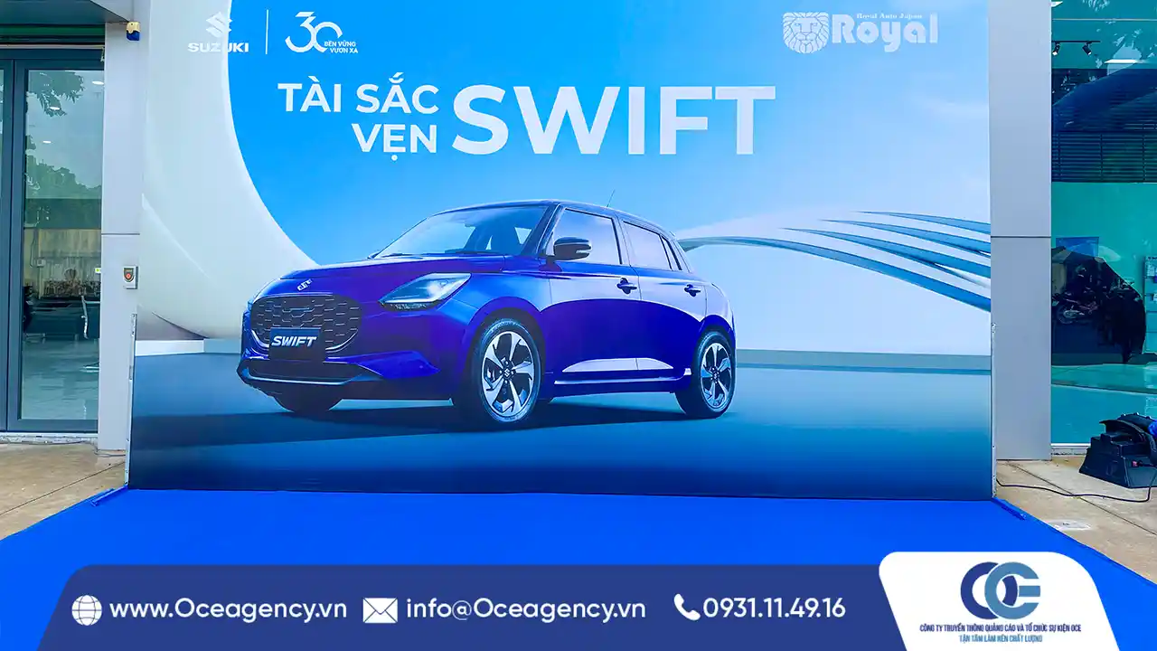 TỔ CHỨC LỄ RA MẮT XE SUZUKI SWIFT ROYAL AUTO JAPAN