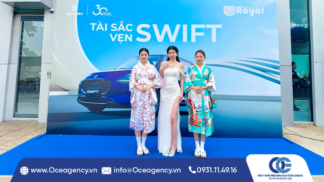 TỔ CHỨC LỄ RA MẮT XE SUZUKI SWIFT ROYAL AUTO JAPAN