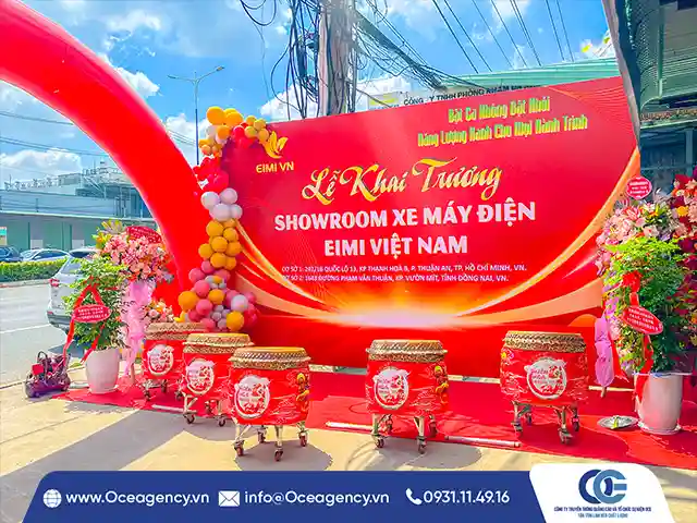 TỔ CHỨC SỰ KIỆN KHAI TRƯƠNG SHOWROOM EIMI VN