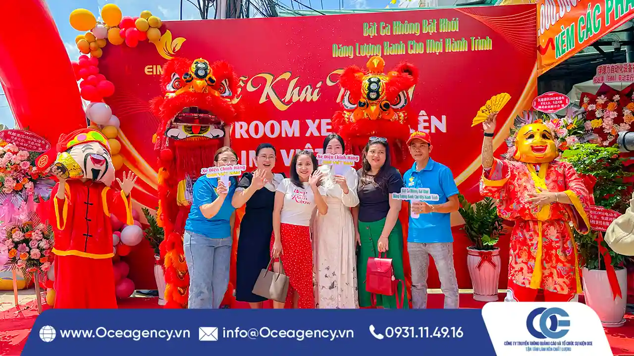 TỔ CHỨC SỰ KIỆN KHAI TRƯƠNG SHOWROOM EIMI VN
