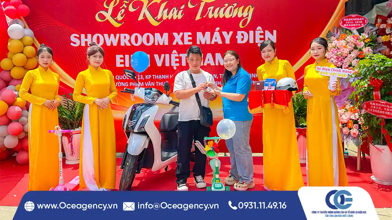 TỔ CHỨC SỰ KIỆN KHAI TRƯƠNG SHOWROOM EIMI VN