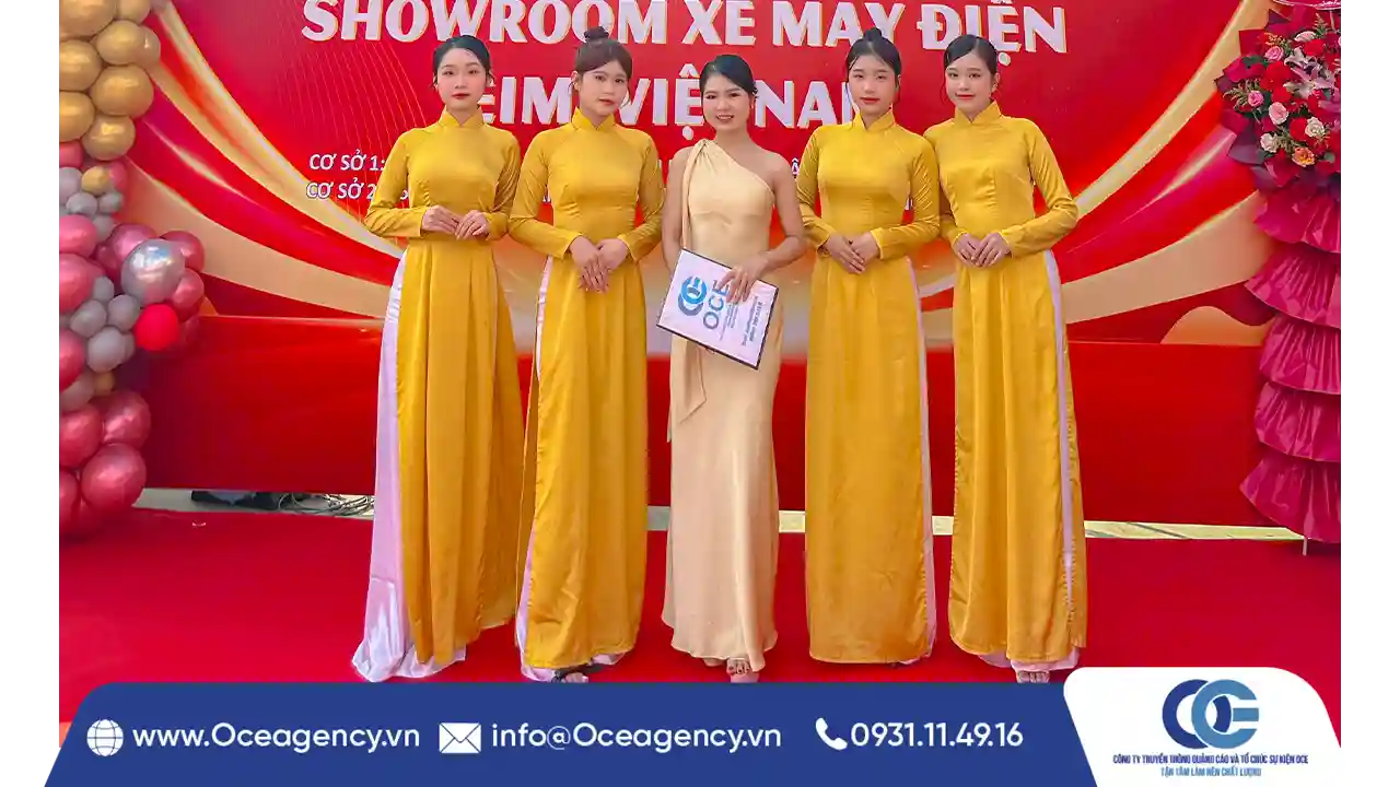 TỔ CHỨC SỰ KIỆN KHAI TRƯƠNG SHOWROOM EIMI VN