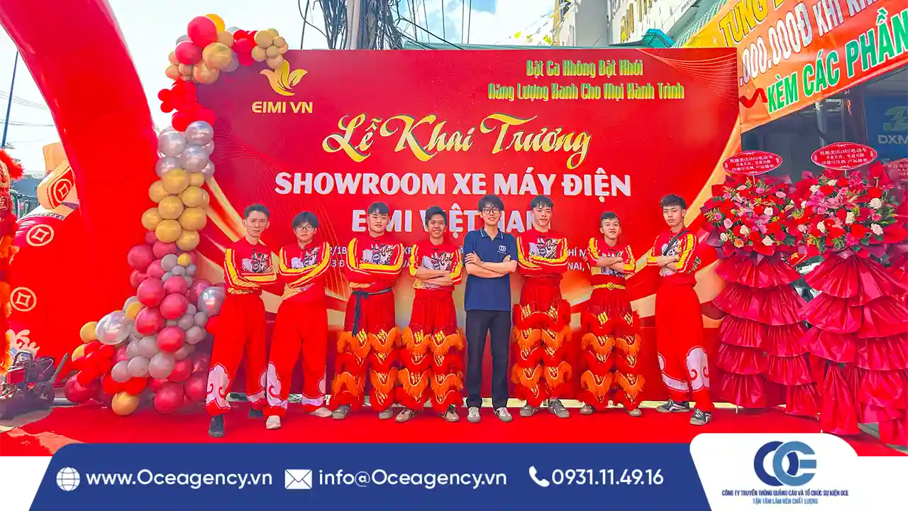 TỔ CHỨC SỰ KIỆN KHAI TRƯƠNG SHOWROOM EIMI VN
