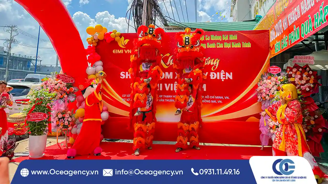 TỔ CHỨC SỰ KIỆN KHAI TRƯƠNG SHOWROOM EIMI VN