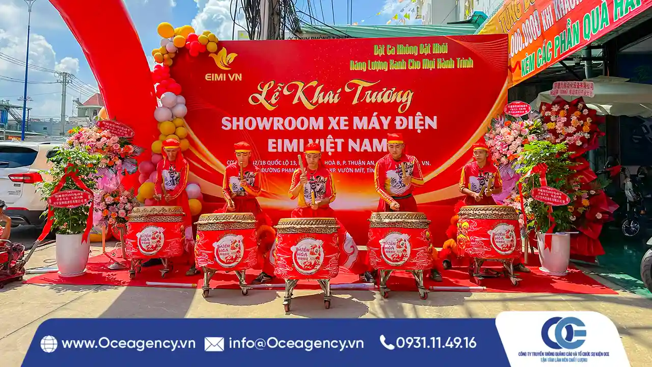 TỔ CHỨC SỰ KIỆN KHAI TRƯƠNG SHOWROOM EIMI VN