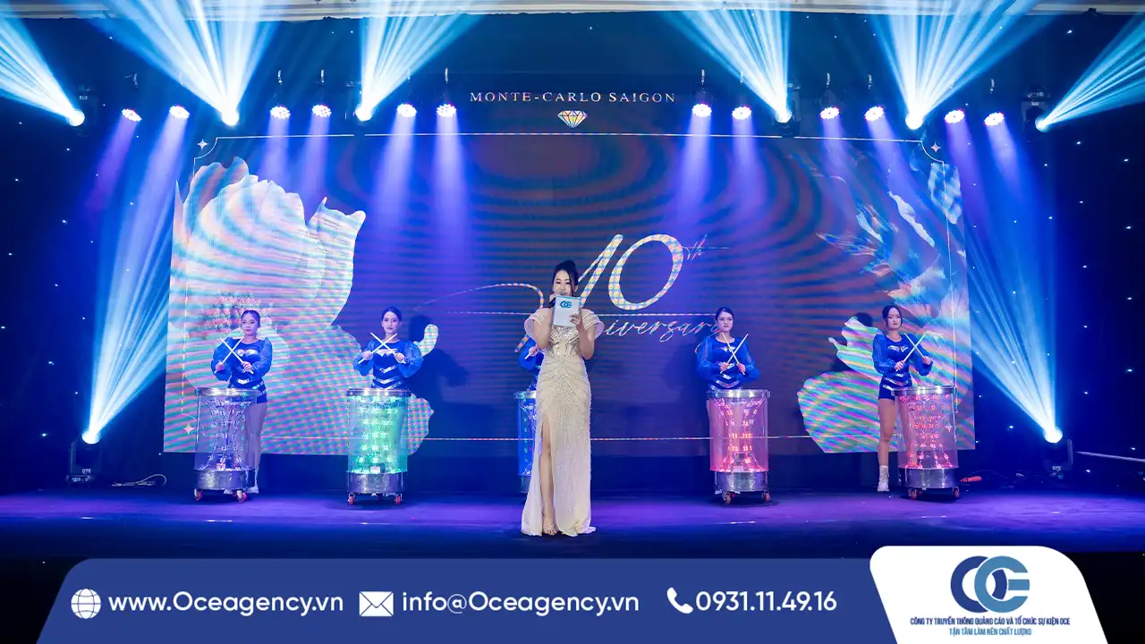 TỔ CHỨC LỄ KỶ NIỆM 10 NĂM THÀNH LẬP MONTE CARLO SAIGON CLUB