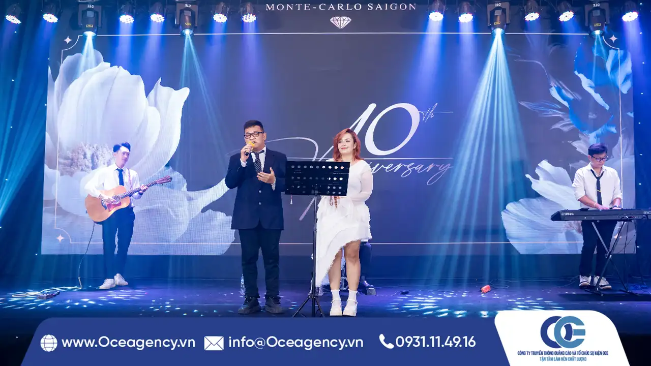 TỔ CHỨC LỄ KỶ NIỆM 10 NĂM THÀNH LẬP MONTE CARLO SAIGON CLUB