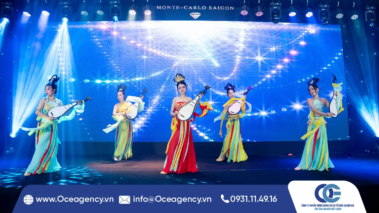 CUNG CẤP VŨ ĐOÀN LỄ KỶ NIỆM 10 NĂM MONTE CARLO SAIGON CLUB