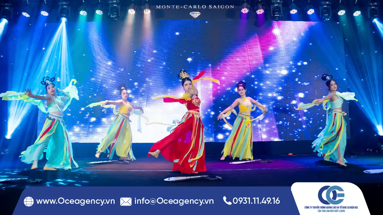 CUNG CẤP VŨ ĐOÀN LỄ KỶ NIỆM 10 NĂM MONTE CARLO SAIGON CLUB